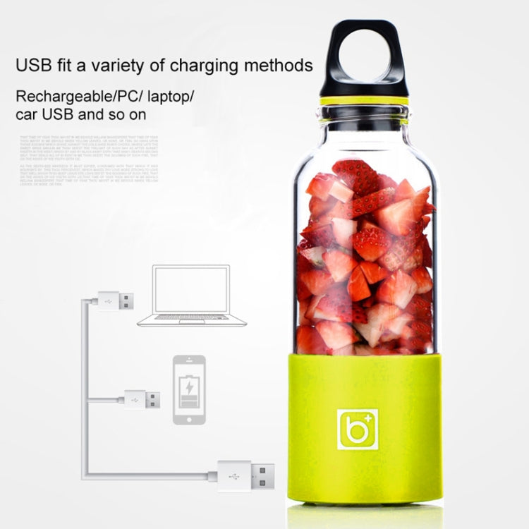 Bingo 500ml Mini Portable USB Rechargeable Electric Juicer Cup  Juicer Blender, 22000 Revolutions Per Minute(Green) - free shipping - PMC TechLife - Order now!