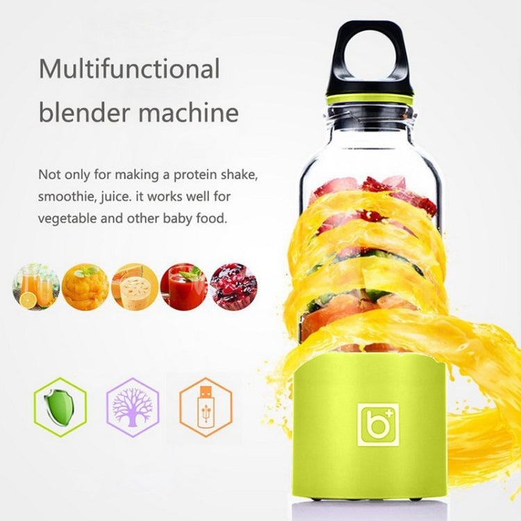 Bingo 500ml Mini Portable USB Rechargeable Electric Juicer Cup  Juicer Blender, 22000 Revolutions Per Minute(Green) - free shipping - PMC TechLife - Order now!