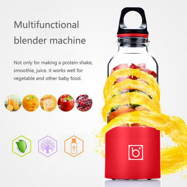 Bingo 500ml Mini Portable USB Rechargeable Electric Juicer Cup  Juicer Blender, 22000 Revolutions Per Minute(Red) - free shipping - PMC TechLife - Order now!
