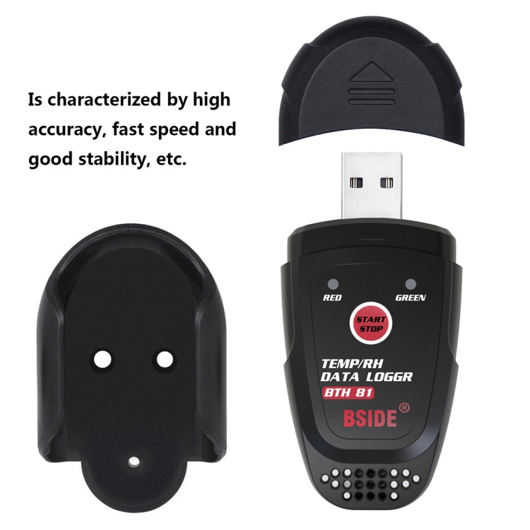 BSIDE BHT81 USB Interface Temperature / Humidity Data Automatic Recorder - free shipping - PMC Jewellery - Order now!
