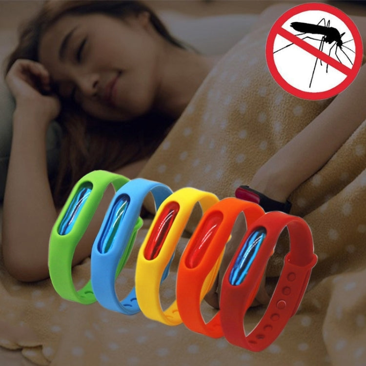 5 PCS Anti-mosquito Silicone Repellent Bracelet Buckle Wristband Bugs Away, Suitable for Children and Adults, Length:23cm, Random Color Delivery - Repellent Wristband by PMC Jewellery | Online Shopping South Africa | PMC Jewellery | Buy Now Pay Later Mobicred