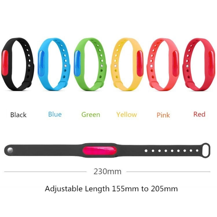 10 PCS Anti-mosquito Silicone Repellent Bracelet Buckle Wristband Bugs Away, Suitable for Children and Adults, Length:23cm, Random Color Delivery - Repellent Wristband by PMC Jewellery | Online Shopping South Africa | PMC Jewellery | Buy Now Pay Later Mobicred