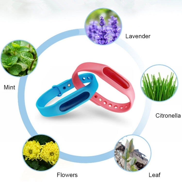 10 PCS Anti-mosquito Silicone Repellent Bracelet Buckle Wristband Bugs Away, Suitable for Children and Adults, Length:23cm, Random Color Delivery - Repellent Wristband by PMC Jewellery | Online Shopping South Africa | PMC Jewellery | Buy Now Pay Later Mobicred