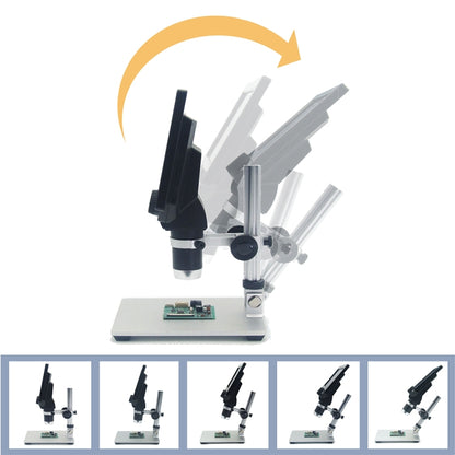 G1200 7 inch LCD Screen 1200X Portable Electronic Digital Desktop Stand Microscope, AU Plug - Digital Microscope by PMC Jewellery | Online Shopping South Africa | PMC Jewellery | Buy Now Pay Later Mobicred