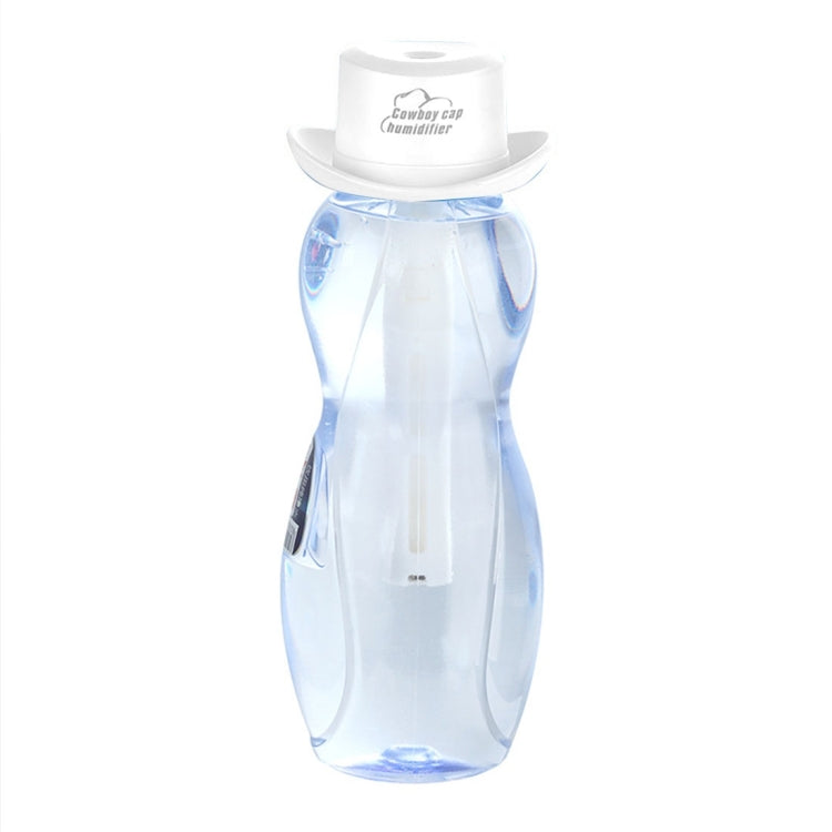 DC 5V USB Cowboy Cap Mini Humidifier Aromatherapy Air Purifier Humidifier for Office / Home Room / Car / Travel(White) - Air Purifiers & Accessories by PMC TechLife | Online Shopping South Africa | PMC TechLife | Buy Now Pay Later Mobicred