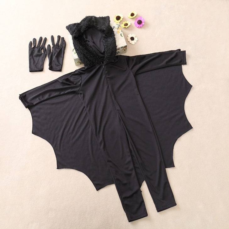 Halloween Costume Children Jumpsuit Bat Style Cosplay Costumes Stage Suit Size:S, Suggested Height:105-115cm - free shipping - PMC TechLife - Order now!