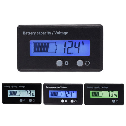 H6133 12V-84V Lead-acid Battery Voltage Tester Percentage Voltmeter Gauge Lithium Battery Status Monitor(White Light) - Battery & Resistance Tester by PMC Jewellery | Online Shopping South Africa | PMC Jewellery