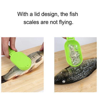 2 PCS Kitchen Essential Fish Scraper Fish Scale Planing Knife with Cover (Green) - Gadgets by PMC Jewellery | Online Shopping South Africa | PMC Jewellery | Buy Now Pay Later Mobicred