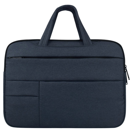 Universal Multiple Pockets Wearable Oxford Cloth Soft Portable Leisurely Handle Laptop Tablet Bag, For 14 inch and Below Macbook, Samsung, Lenovo, Sony, DELL Alienware, CHUWI, ASUS, HP (navy) - 15 inch by PMC Jewellery | Online Shopping South Africa | PMC Jewellery | Buy Now Pay Later Mobicred