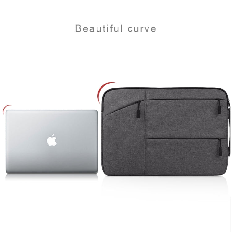 Universal Multiple Pockets Wearable Oxford Cloth Soft Portable Simple Business Laptop Tablet Bag, For 13.3 inch and Below Macbook, Samsung, Lenovo, Sony, DELL Alienware, CHUWI, ASUS, HP (Grey) - 13.3 inch by PMC Jewellery | Online Shopping South Africa | PMC Jewellery | Buy Now Pay Later Mobicred