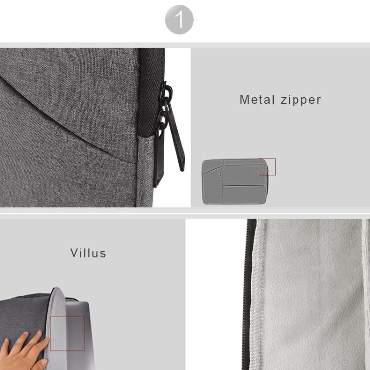 Universal Multiple Pockets Wearable Oxford Cloth Soft Portable Simple Business Laptop Tablet Bag, For 14 inch and Below Macbook, Samsung, Lenovo, Sony, DELL Alienware, CHUWI, ASUS, HP(navy) - 15 inch by PMC TechLife | Online Shopping South Africa | PMC TechLife | Buy Now Pay Later Mobicred
