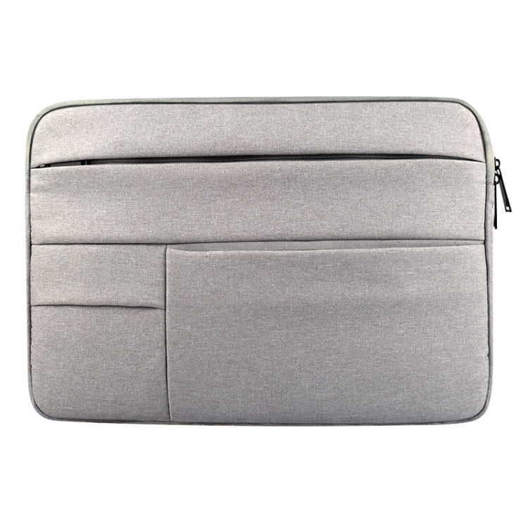Universal Multiple Pockets Wearable Oxford Cloth Soft Portable Leisurely Laptop Tablet Bag, For 12 inch and Below Macbook, Samsung, Lenovo, Sony, DELL Alienware, CHUWI, ASUS, HP (Grey) - 12.1 inch by PMC TechLife | Online Shopping South Africa | PMC TechLife | Buy Now Pay Later Mobicred