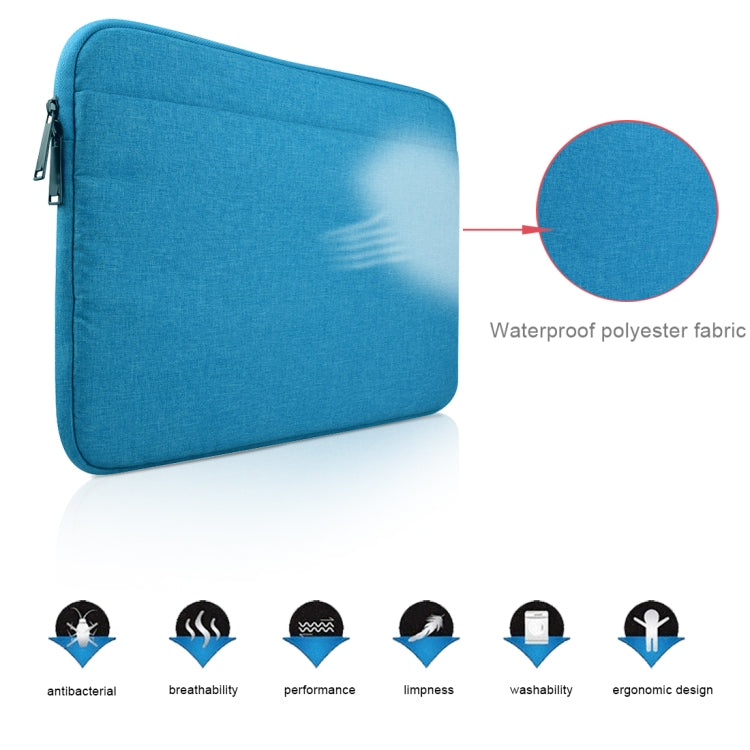 Universal Multiple Pockets Wearable Oxford Cloth Soft Portable Leisurely Laptop Tablet Bag, For 12 inch and Below Macbook, Samsung, Lenovo, Sony, DELL Alienware, CHUWI, ASUS, HP (Blue) - 12.1 inch by PMC Jewellery | Online Shopping South Africa | PMC Jewellery | Buy Now Pay Later Mobicred