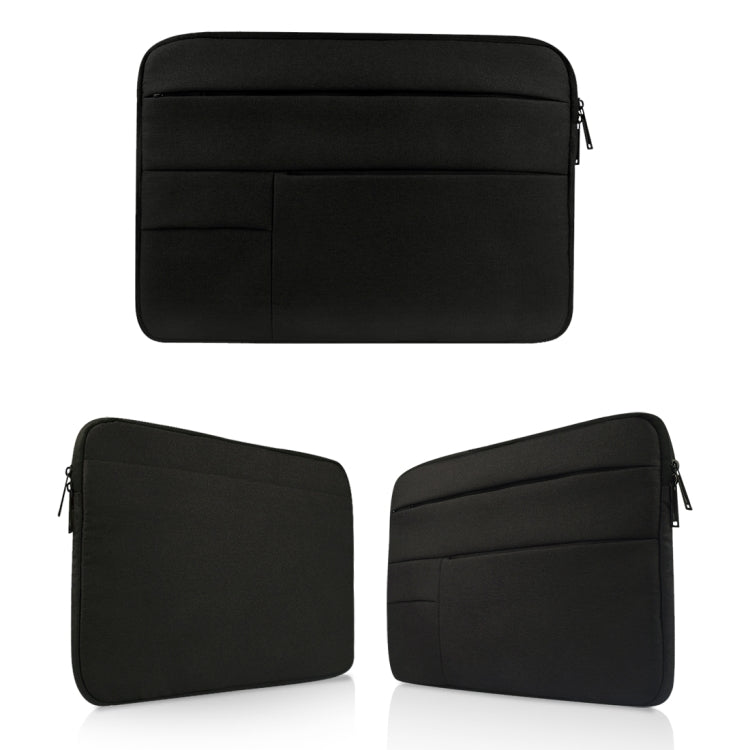 Universal Multiple Pockets Wearable Oxford Cloth Soft Portable Leisurely Laptop Tablet Bag, For 13.3 inch and Below Macbook, Samsung, Lenovo, Sony, DELL Alienware, CHUWI, ASUS, HP (Black) - 13.3 inch by PMC TechLife | Online Shopping South Africa | PMC TechLife | Buy Now Pay Later Mobicred