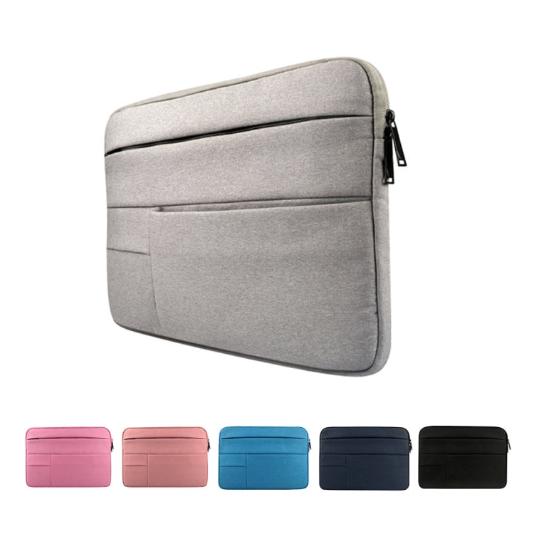 Universal Multiple Pockets Wearable Oxford Cloth Soft Portable Leisurely Laptop Tablet Bag, For 14 inch and Below Macbook, Samsung, Lenovo, Sony, DELL Alienware, CHUWI, ASUS, HP(Pink) - 15 inch by PMC Jewellery | Online Shopping South Africa | PMC Jewellery | Buy Now Pay Later Mobicred