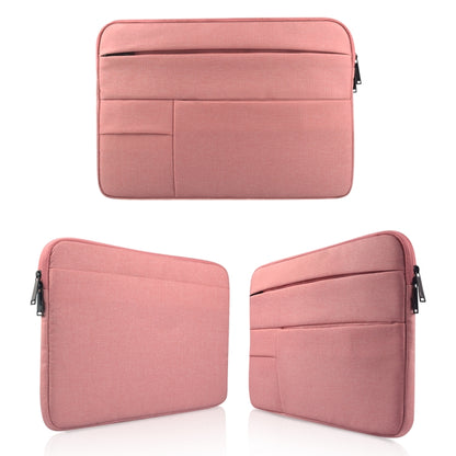 Universal Multiple Pockets Wearable Oxford Cloth Soft Portable Leisurely Laptop Tablet Bag, For 15.6 inch and Below Macbook, Samsung, Lenovo, Sony, DELL Alienware, CHUWI, ASUS, HP (Pink) - 15.6 - 17 inch by PMC Jewellery | Online Shopping South Africa | PMC Jewellery | Buy Now Pay Later Mobicred