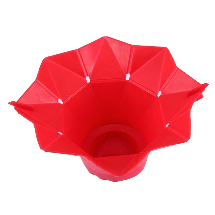 2 PCS Creative Foldable Silicone Microwave Popcorn Maker(Red) - Popcorn Machiner by PMC Jewellery | Online Shopping South Africa | PMC Jewellery | Buy Now Pay Later Mobicred