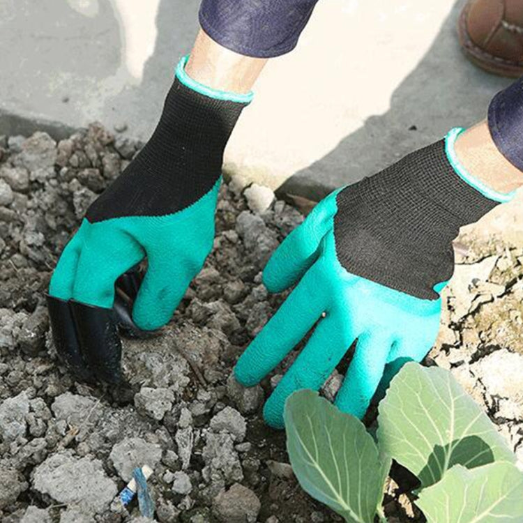 A Pair Latex Gloves ABS Gloves for Digging and Planting,The Right One with Claws - Garden Hand Tools by PMC Jewellery | Online Shopping South Africa | PMC Jewellery