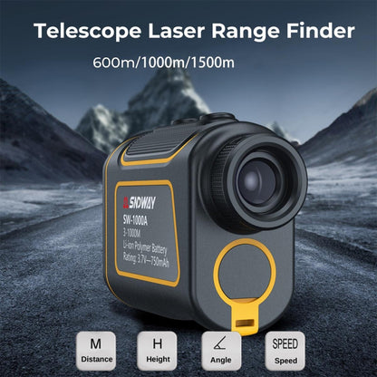 SNDWAY SW600A Handheld Outdoor Waterproof Telescope Range Finder Distance Measurer, 600m - Laser Rangefinder by SNDWAY | Online Shopping South Africa | PMC Jewellery | Buy Now Pay Later Mobicred