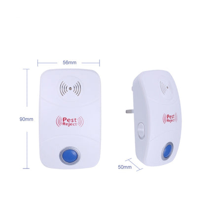 Electronic Ultrasonic Mosquito Rat Pest Control Repeller with LED Light, US Plug, AC90V-250V(White) - Repellents by PMC Jewellery | Online Shopping South Africa | PMC Jewellery | Buy Now Pay Later Mobicred