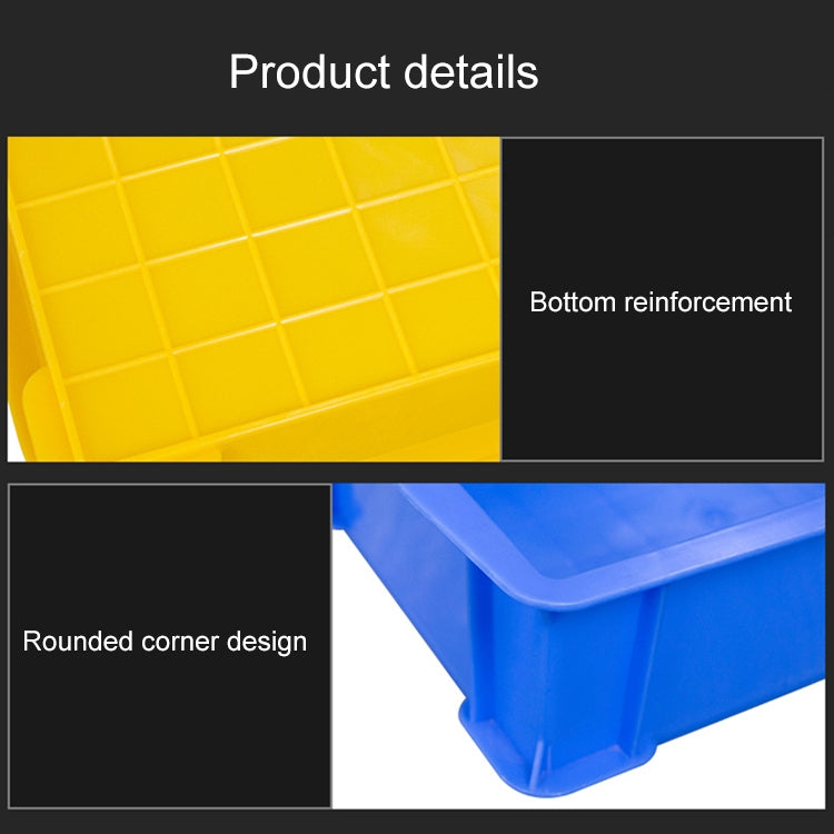 Thick Multi-function Material Box Brand New Flat Plastic Parts Box Tool Box, Size: 38.3cm x 24.2cm x 9.8cm(Red) - Storage Bags & Boxes by PMC TechLife | Online Shopping South Africa | PMC TechLife | Buy Now Pay Later Mobicred