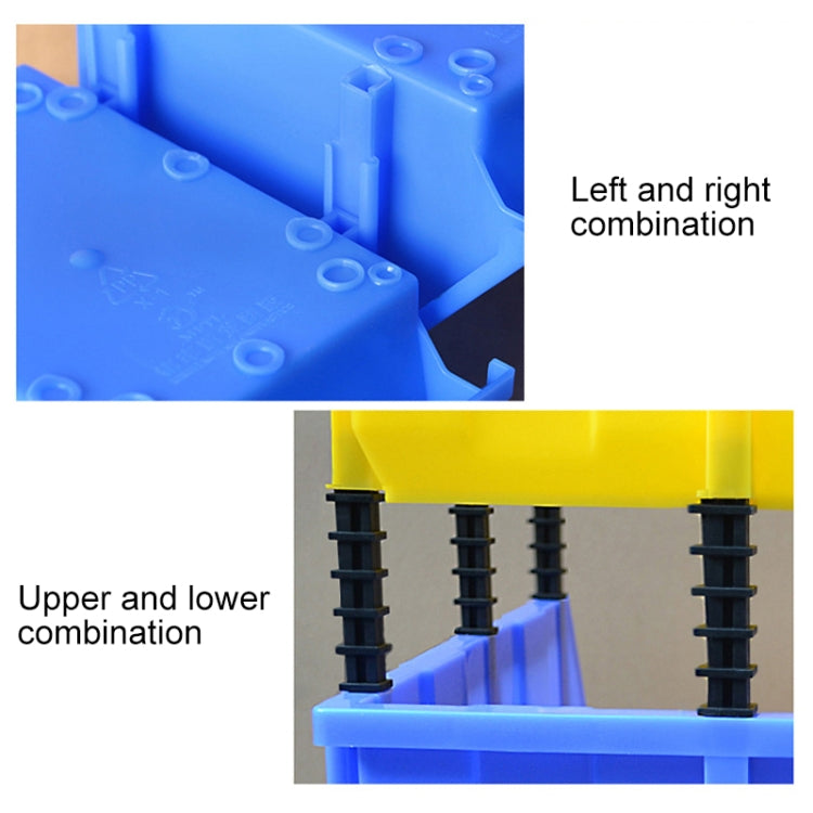 Thickened Oblique Plastic Box Combined Parts Box Material Box, Random Color Delivery, Size: 40cm x 25cm x 16cm - Storage Bags & Boxes by PMC TechLife | Online Shopping South Africa | PMC TechLife | Buy Now Pay Later Mobicred