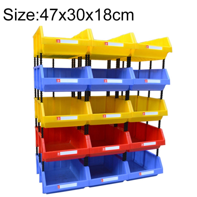 Thickened Oblique Plastic Box Combined Parts Box Material Box, Random Color Delivery, Size: 47cm x 30cm x 18cm - Storage Bags & Boxes by PMC TechLife | Online Shopping South Africa | PMC TechLife | Buy Now Pay Later Mobicred