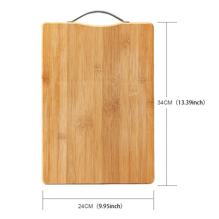 Kitchen Rectangular Bamboo Chopping Block Thickening Cutting Board,  Size: 34cm x 24cm - Cutting Boards by PMC Jewellery | Online Shopping South Africa | PMC Jewellery | Buy Now Pay Later Mobicred