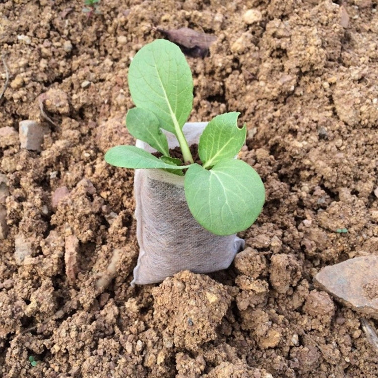 100pcs/Pack Nursery Pots Seedling-Raising Bags Environmental Non-woven Nursery Bags - Flower Pots & Planters by PMC TechLife | Online Shopping South Africa | PMC TechLife