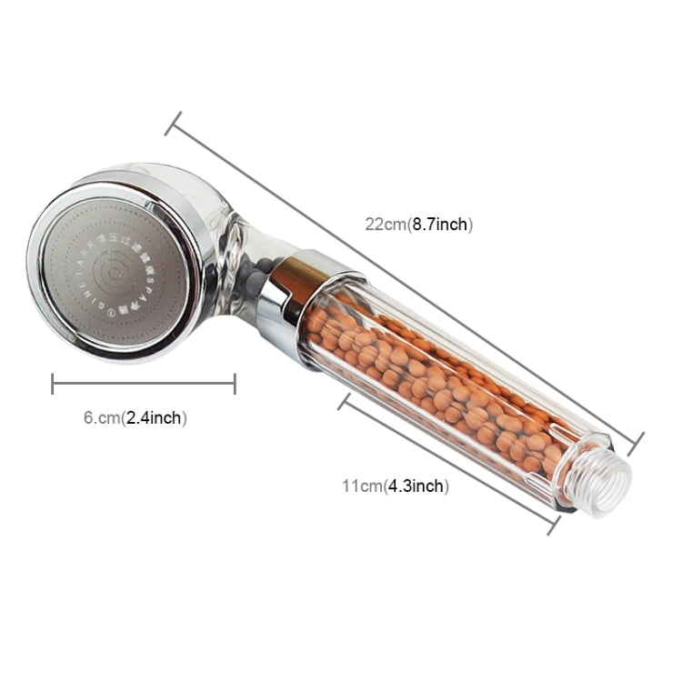 PC Negative Ions Shower Head, Size: Small, Interface:  2cm(Transparent) - Shower Head by PMC Jewellery | Online Shopping South Africa | PMC Jewellery | Buy Now Pay Later Mobicred