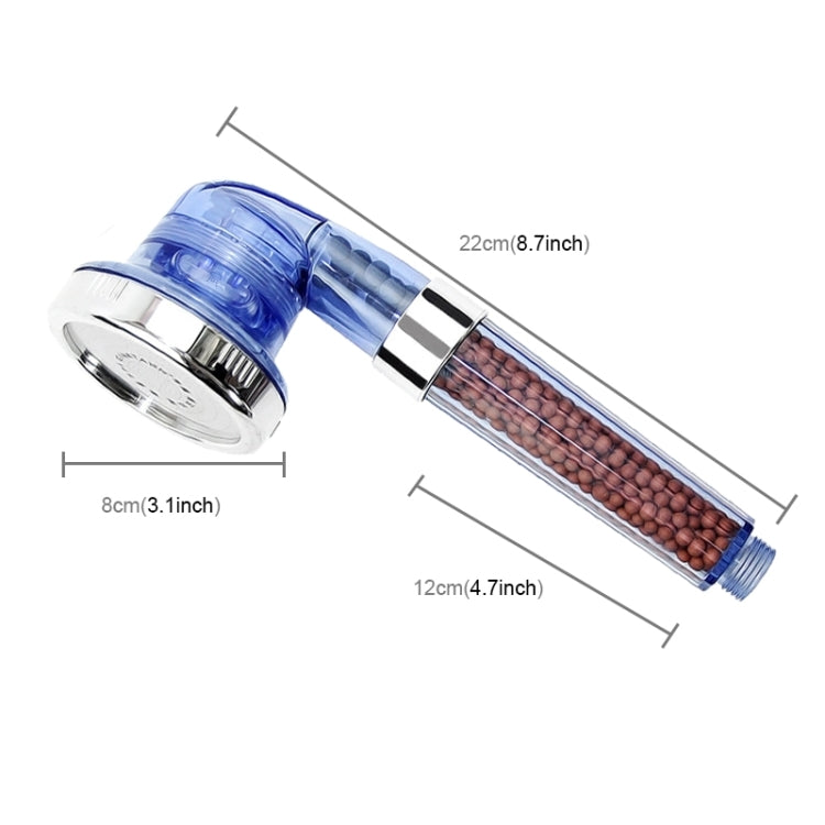 3 Settings Adjustable PC Negative Ions Shower Head, Size: Large, Interface:  2cm(Blue) - Shower Head by PMC Jewellery | Online Shopping South Africa | PMC Jewellery | Buy Now Pay Later Mobicred