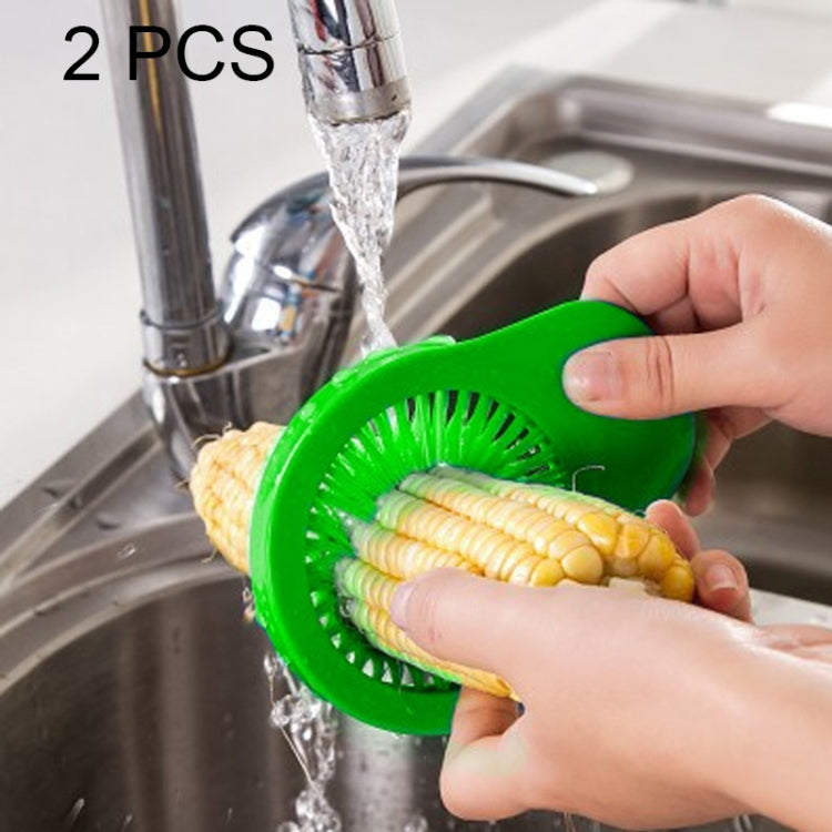 2 PCS Creative Kitchen Utensils Multi-Functional Portable Corn Brush Slit to Brush, Random Color Delivery(Green) - Gadgets by PMC Jewellery | Online Shopping South Africa | PMC Jewellery | Buy Now Pay Later Mobicred