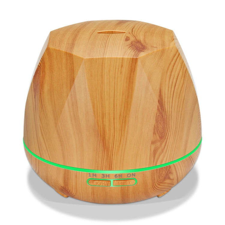 Diamond Wood Grain Remote Control Ultrasonic Humidifier Aromatherapy Machine Automatic Alcohol Sprayer with LED Lights, Capacity: 400mL, AU Plug (Light Wood Color) - free shipping - PMC TechLife - Order now!