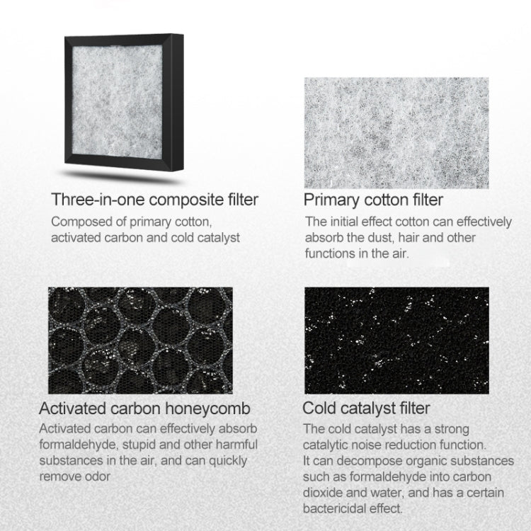 Nobico J008 Air Purifier Home Desktop Negative Ion Mini Purifier(Brown) - Air Purifiers & Accessories by nobico | Online Shopping South Africa | PMC TechLife | Buy Now Pay Later Mobicred