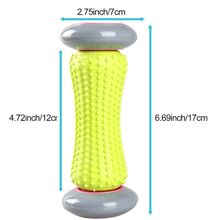 Yoga Health Care Wheel Neck Lumbar Leg Hand Foot Massage Wheel, Random Color Delivery, Length: 17cm - free shipping - PMC TechLife - Order now!