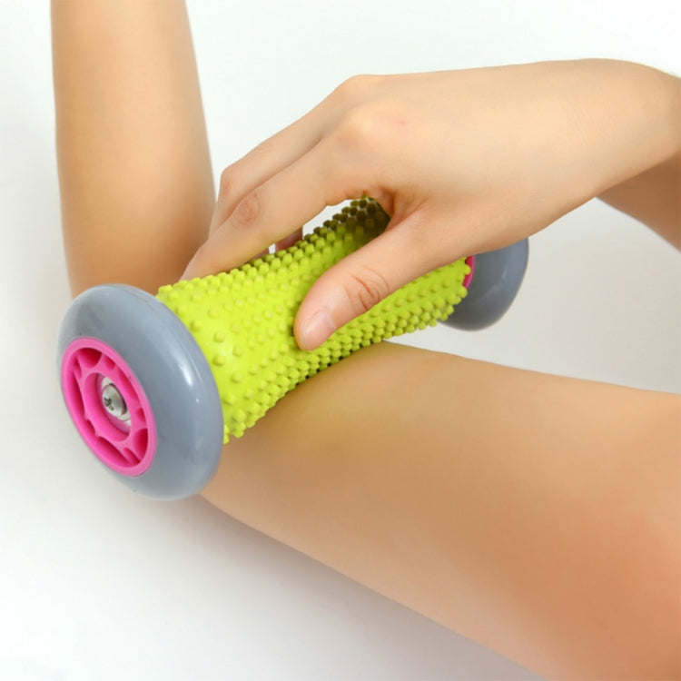 Yoga Health Care Wheel Neck Lumbar Leg Hand Foot Massage Wheel, Random Color Delivery, Length: 17cm - free shipping - PMC TechLife - Order now!