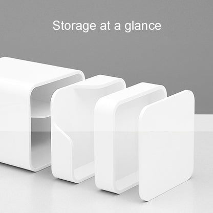 Original Xiaomi Youpin LEMO Desktop Storage Box(White) - Storage Boxes by Xiaomi | Online Shopping South Africa | PMC Jewellery | Buy Now Pay Later Mobicred