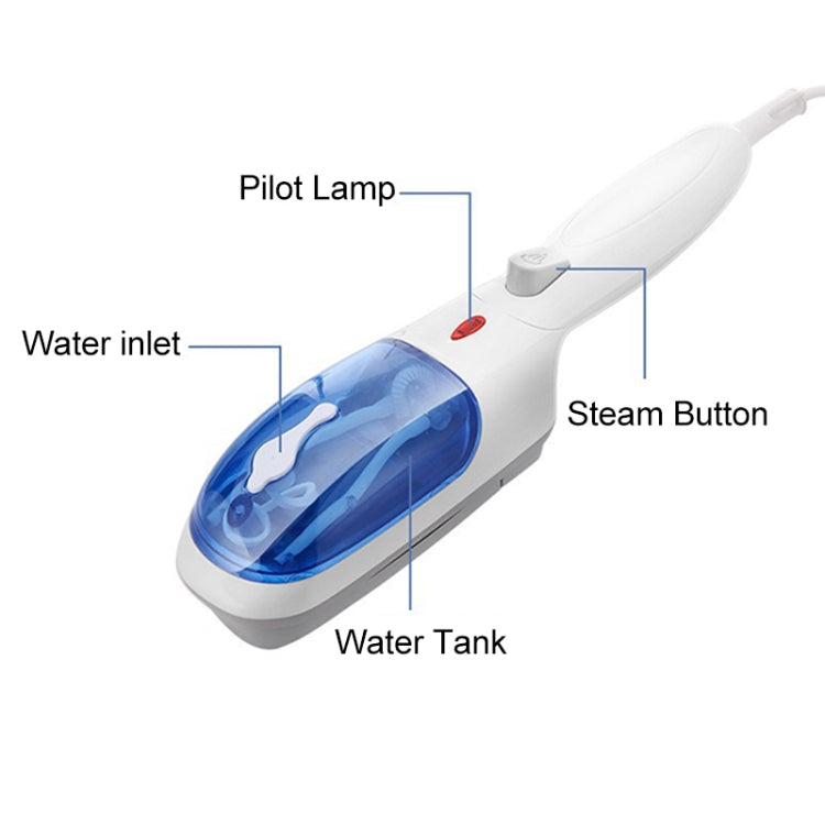 JK-2106 800W Household Travel Handheld Hang Hot Machine Mini Portable Steam Brush Ironer, US Plug - free shipping - PMC TechLife - Order now!