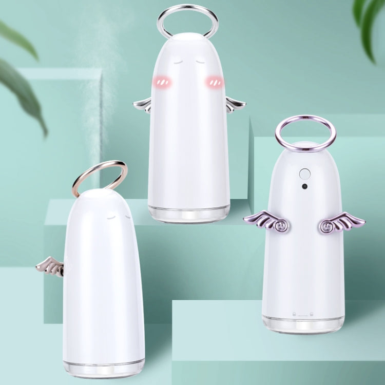 TSHM0 Mini Angel Atomizing Humidifier with Colorful Night Lights, Water Tank Capacity: 230mL (Gold) - free shipping - PMC TechLife - Order now!
