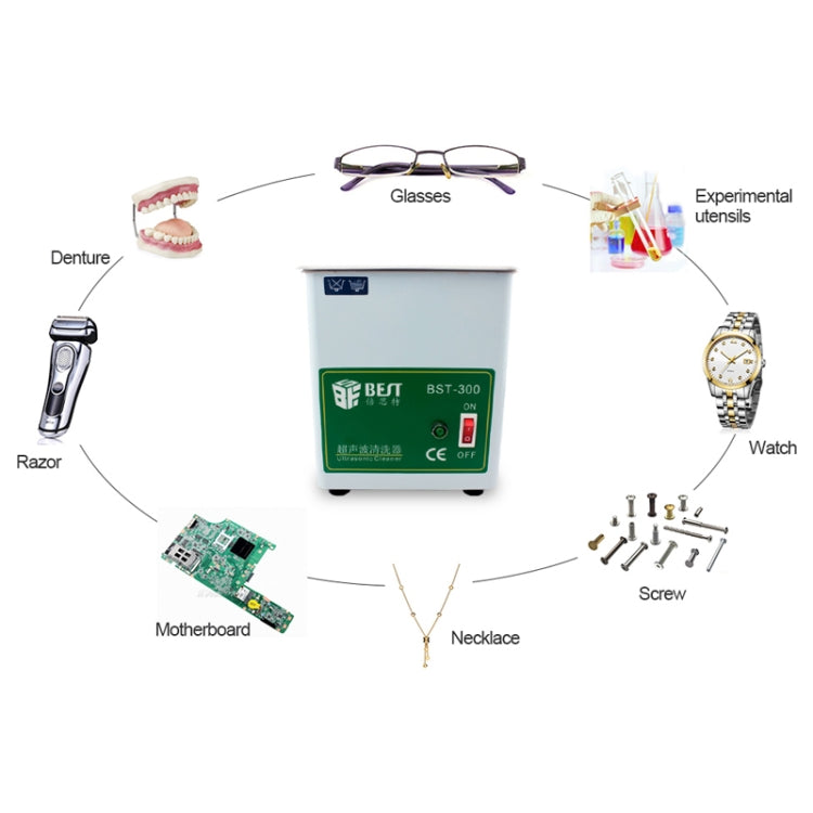 BEST 1.8L Practical Portable Ultrasonic Cleaner (Voltage 220V) - Ultrasonic Cleaner by BEST | Online Shopping South Africa | PMC TechLife | Buy Now Pay Later Mobicred
