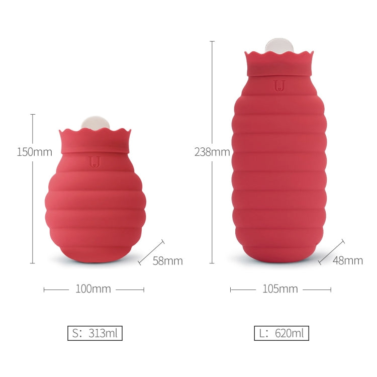 Original Xiaomi Youpin Jotun Judy Warm Water Bag  Silicone Hot Water Bag Small Size���15x10x5.8cm(Gray Blue) - Hot Water Bags by Xiaomi | Online Shopping South Africa | PMC TechLife | Buy Now Pay Later Mobicred