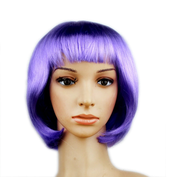 Party Cosplay Headwear Straight Short PET Wigs For Female(Lavender) - free shipping - PMC TechLife - Order now!