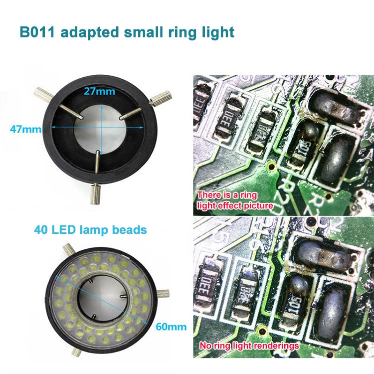Supereyes DB04 Electronic Microscope LED Ring Light for HCB0990 - free shipping - PMC Jewellery - Order now!