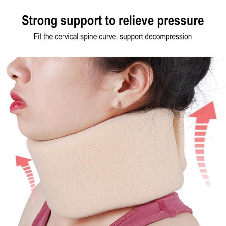 003 Household Sponge Collar Men And Women Breathable Adjustable Neck Brace, Size: L (Flesh Color) - free shipping - PMC TechLife - Order now!
