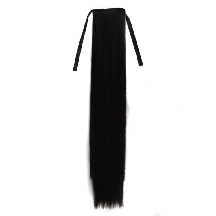 Natural Long Straight Hair Ponytail Bandage-style Wig Ponytail for Women���Length: 75cm(Black) - free shipping - PMC TechLife - Order now!