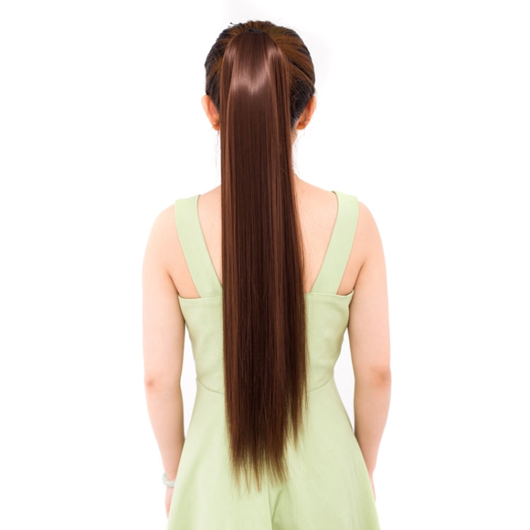 Natural Long Straight Hair Ponytail Bandage-style Wig Ponytail for Women���Length: 75cm(Black) - free shipping - PMC TechLife - Order now!