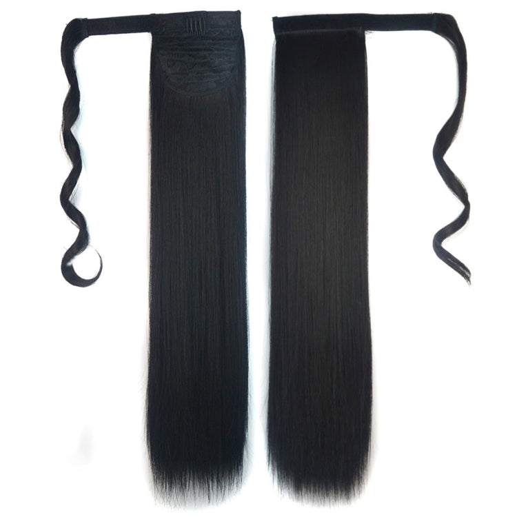 1B# Invisible Seamless Bandage-style  Wig Long Straight Hair Wig Ponytail - free shipping - PMC TechLife - Order now!