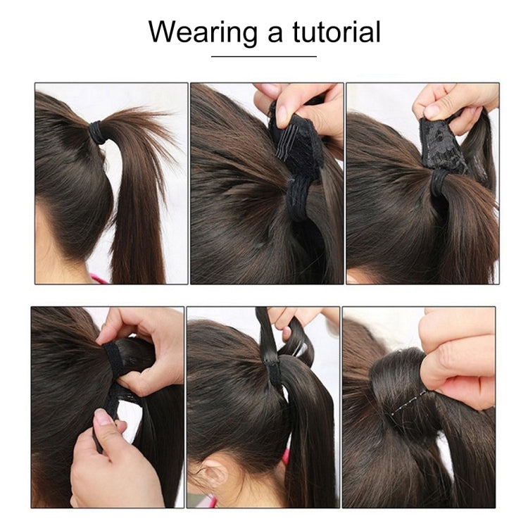 2H33# Invisible Seamless Bandage-style  Wig Long Straight Hair Wig Ponytail - free shipping - PMC TechLife - Order now!