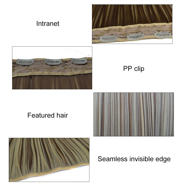 22# One-piece Seamless Five-clip Wig Long Straight Wig Piece - free shipping - PMC TechLife - Order now!