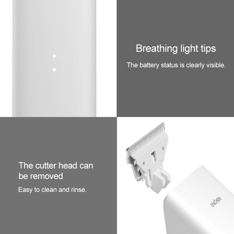 Original Xiaomi Enchen Boost Intelligent Fast Charging Electric Hair Trimmer Haircut Machine (Black) - free shipping - PMC TechLife - Order now!